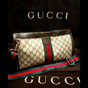 Gucci vintage crossbody clutch Bag